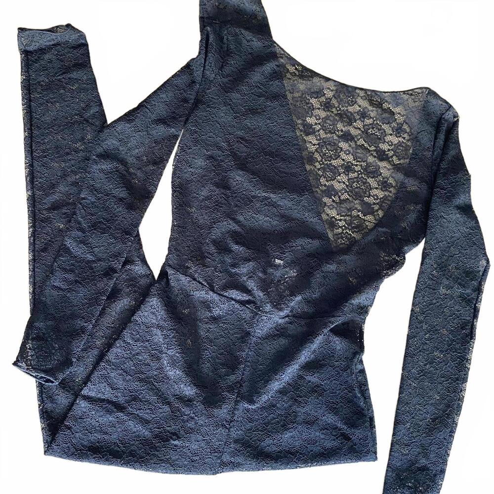 Tropic of C Black Lace Feline Catsuit